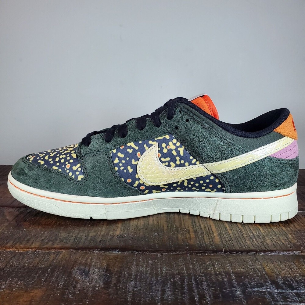Nike Dunk Low Gone Fishing Rainbow Trout Shoes Mens 8.5, 10 FN7523-300 - Picture 6 of 13